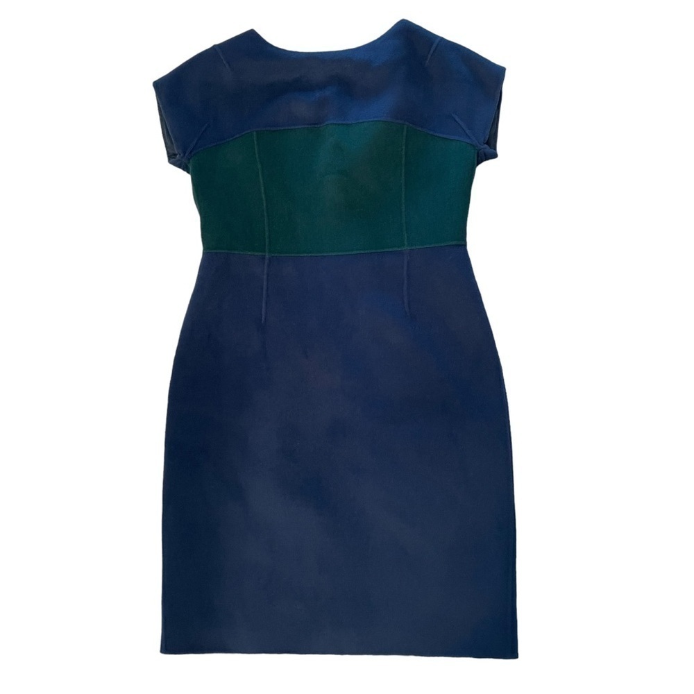 ST. JOHN | Colorblock Pattern Knee-Length Dress | Size 6